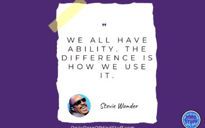 Inspirational Quote by Stevie Wonder
